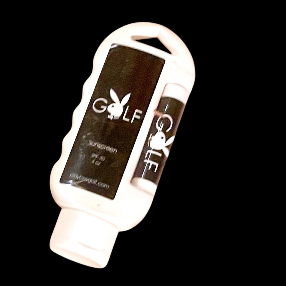Playboy Golf Sunscreen + Lip Balm New in Cellophane